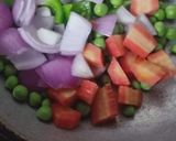 A picture of step 2 of Tricolour mayonnaise pasta.