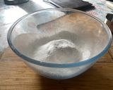 A picture of step 1 of Snow Skin Mooncake.