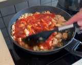 Foto del paso 6 de la receta: Ñoquis, pavo marinado y berenjena