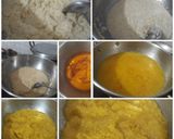 A picture of step 5 of Suji Kesar Halwa.