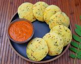 A picture of step 11 of Instant Moong Dal Masala Idlis.