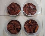 Foto langkah ke 4 dari resep 7. puding roti tawar coklat vla.