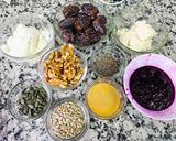 A picture of step 1 of Dragon Fruit Cheesecake.