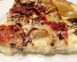 Foto del passaggio 1 della ricetta Quiche con radicchio gorgonzola e San Daniele
