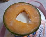 عکس مرحله 3 از دستور بستنی طالبی شاهپسند خوشمزه🍈😋🥰