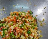 A picture of step 4 of Manchow Soup.