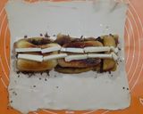 Foto langkah ke 2 dari resep Banana Choco Cheese Strudel.