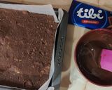 Gesztenyés meggyes szelet recept fázis 2 fotója