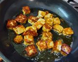 A picture of step 3 of Paneer Changezi.