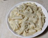Foto del paso 5 de la receta: Pasta con crema y doble queso