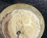 A picture of step 2 of Veggie Loaded pizza with homemade dough.