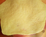 A picture of step 4 of NAAN bread with souce and pepper soup.