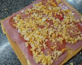 Foto del paso 2 de la receta: Arrollado (pionono) de jamón y queso (fácil)