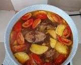 Hình bước làm 4 của món Bún cá ngừ um