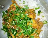 A picture of step 13 of Chicken Scallion Biryani.