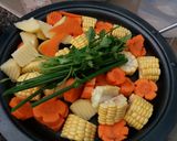 Hình bước làm 1 của món Canh sườn non nấu củ quả