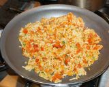 A picture of step 4 of MEXICAN BROWN RICE. JON STYLE.