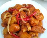 Foto langkah ke 2 dari resep Chicken and cauliflower crispy with sour and sweet sauce.