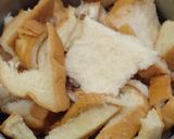 Foto langkah ke 4 dari resep Bread pudding fibercreme.