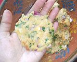 A picture of step 3 of Aloo Tiki.