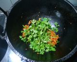 A picture of step 3 of Radish Parotta.