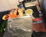Une image de l'étape 1 de Papillote de saumon.