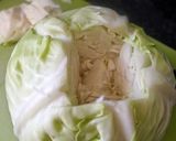 A picture of step 1 of Stuffed Cabbage with a Blend of Flavors from Around the World.