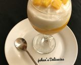 A picture of step 6 of Mango panna-cotta.