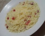 A picture of step 6 of Mesfouf (Sweet Couscous with Pomegranate).