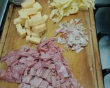 Foto del paso 3 de la receta: Quiche de quesos y lomito ahumado
