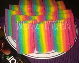 Foto langkah ke 6 dari resep Steam rainbow cake 2 telur.