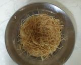 A picture of step 5 of #festivesavouries Bird's Nest Chena Pieces.