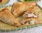 A picture of step 19 of Healthy Tricolour Paneer & Veggie Bread Pockets 🧡🤍💚.