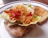 Foto del paso 8 de la receta: Sándwich🍞🌶 de pollo🍗 asado y salsa de ajo🌰