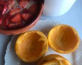 Foto del paso 5 de la receta Macedonia de fresas en zumo de naranja, con sal y sin azúcar. Fuerza contra el virus!!