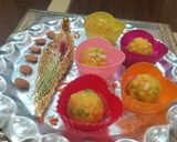 A picture of step 4 of Boondi Ladoo.
