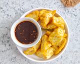 Foto langkah ke 4 dari resep Tahu Goreng Pandan.