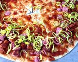 Une image de l'étape 3 de Pizza soleil au chorizo.