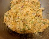 A picture of step 2 of Chawal ki Pakodi / Rice Fitters (with Leftover rice).