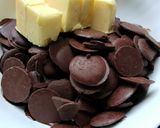 Gambar langkah 1 resipi Fudgy Brownies Kedut.