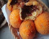 Foto langkah ke 5 dari resep Roti goreng isi selai coklat.