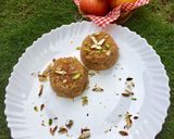 A picture of step 2 of Apple halwa.