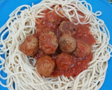 Foto del paso 9 de la receta: Espagueti con albóndigas mini