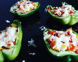 A picture of step 8 of Bell Pepper Pizza.