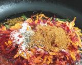 A picture of step 4 of Nourishing and Colourful Beetroot Gajar Pulav.