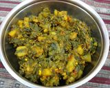 A picture of step 9 of Palak sabzi.
