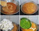 A picture of step 4 of Paneer Matar Sabji.