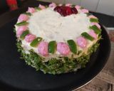 A picture of step 9 of Dhokla Cake.