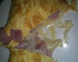 Foto del paso 3 de la receta: Omelet de jamón y queso