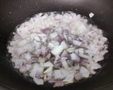 A picture of step 2 of Tori sabzi.